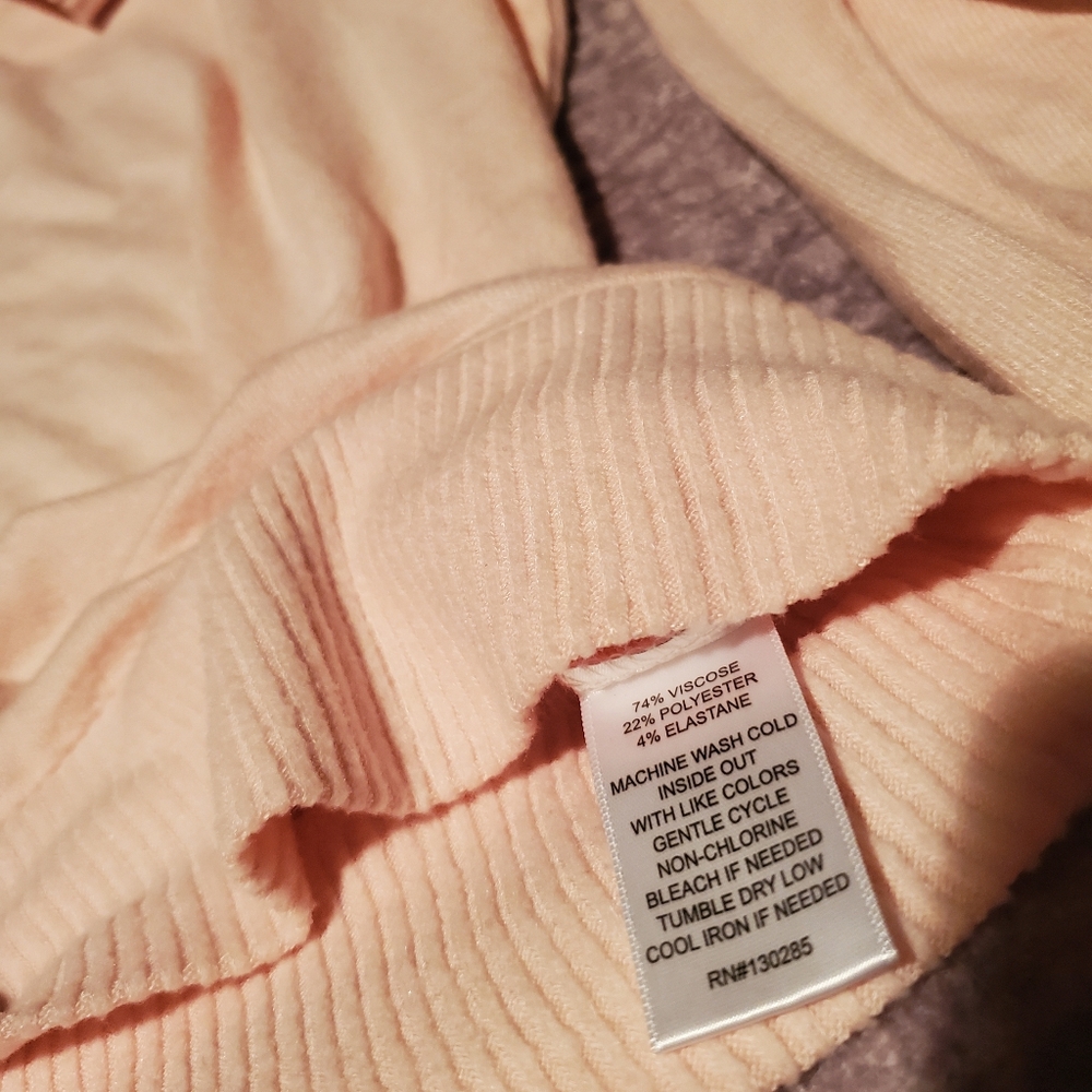Peachy Pink Ruffle Sweater - Picture 13 of 14